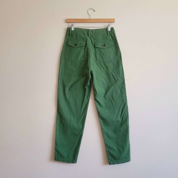 (sold) Japanese OZOC Utility Pants in Green - Picture 3 of 6
